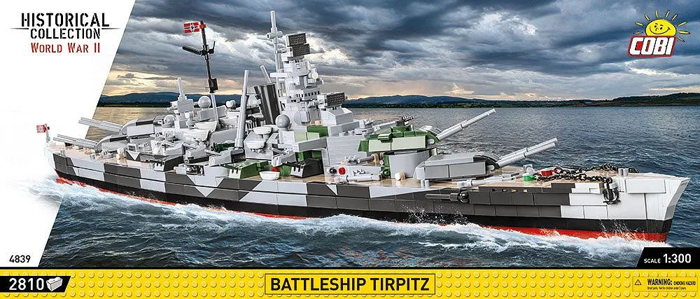 COBI 4839 Battleship Tirpitz