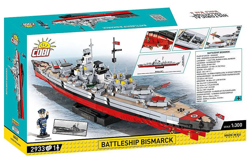 COBI 4840 Schlachtschiff Bismarck - Executive Edition