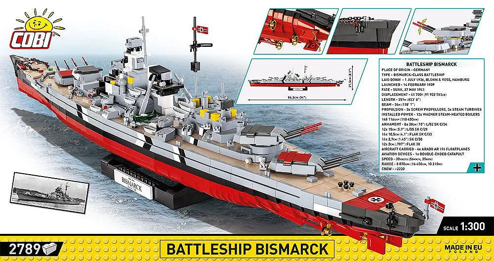COBI 4841 Battleship Bismarck