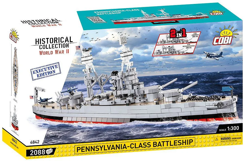 COBI 4842 Pennsylvania - Schlachtschiff der Klasse (2in1) - Executive Edition