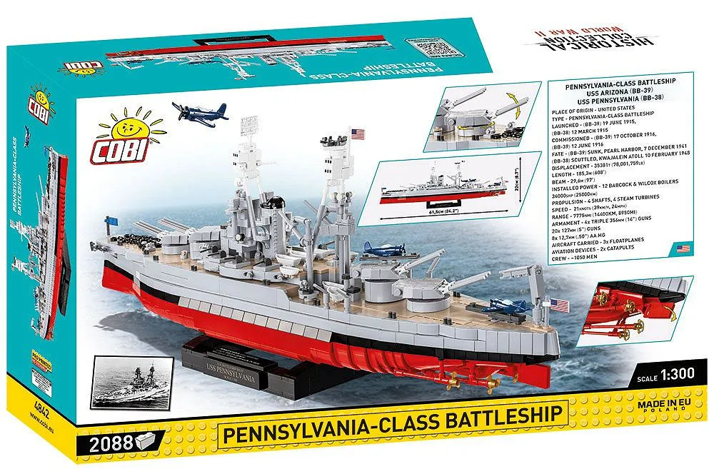 COBI 4842 Pennsylvania - Schlachtschiff der Klasse (2in1) - Executive Edition