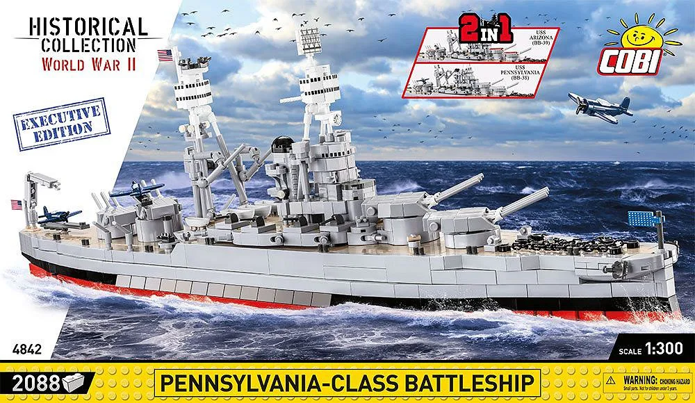 COBI 4842 Pennsylvania - Schlachtschiff der Klasse (2in1) - Executive Edition