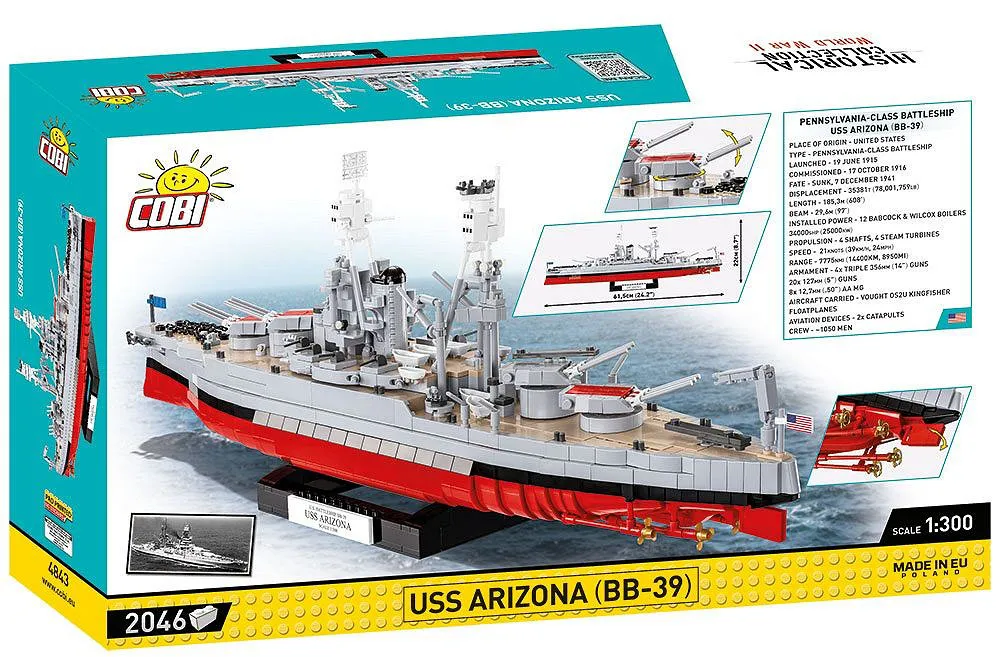 COBI 4843 USS Arizona (BB-39)