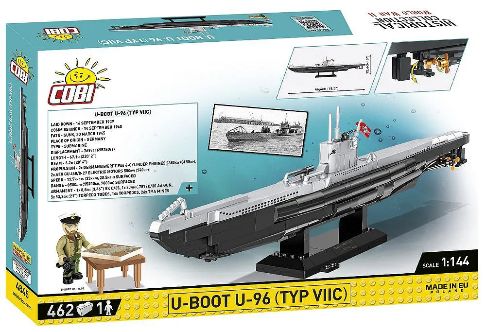 COBI 4845 U-Boot U-96 Typ VIIC - Limitierte Edition