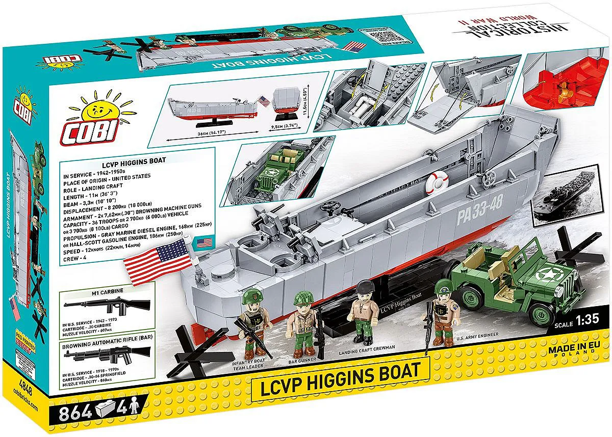 COBI 4848 LCVP Higgins Boat - Limitierte Edition