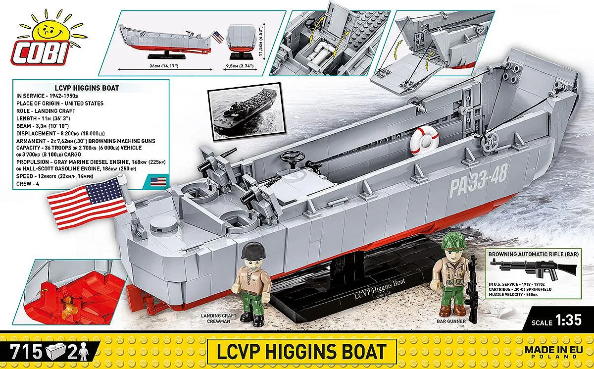 COBI 4849 LCVP Higgins-Boot