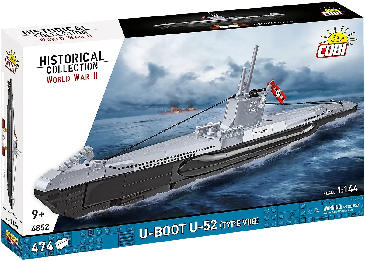 COBI 4852 U-Boot U-52 (Type VIIB)