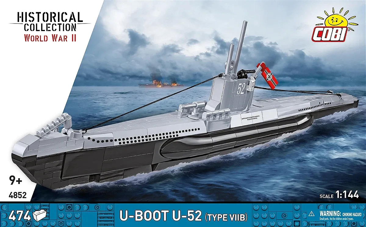 COBI 4852 U-Boot U-52 (Type VIIB)
