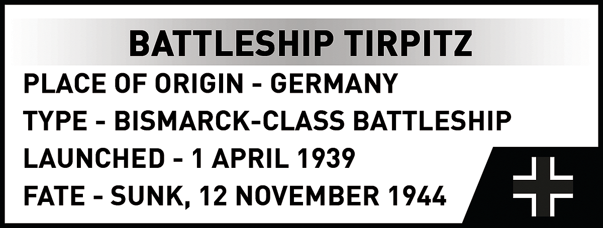 COBI 4853 Schlachtschiff Tirpitz