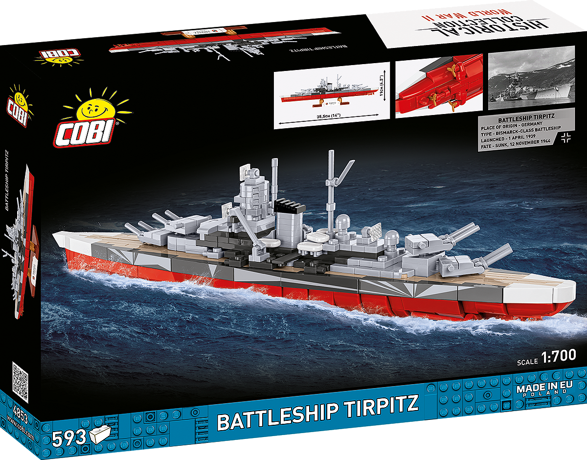 COBI 4853 Schlachtschiff Tirpitz