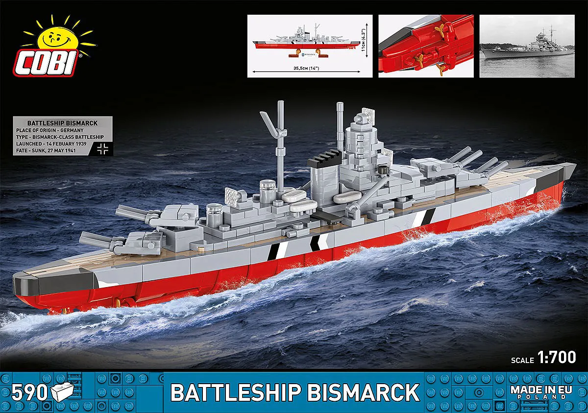 COBI 4854 Schlachtschiff Bismarck