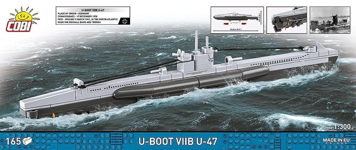 COBI 4858 U-Boot VIIB U-47