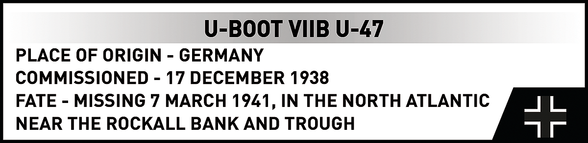 COBI 4858 U-Boot VIIB U-47