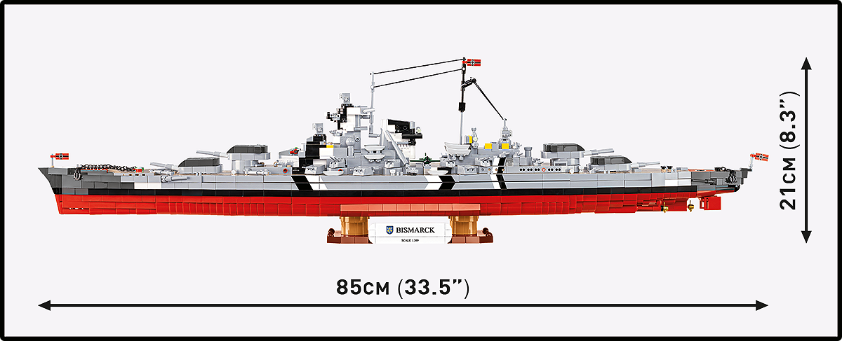 COBI 4860 Schlachtschiff Bismarck