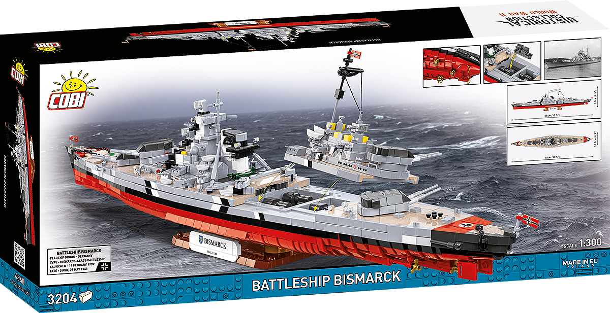 COBI 4860 Schlachtschiff Bismarck