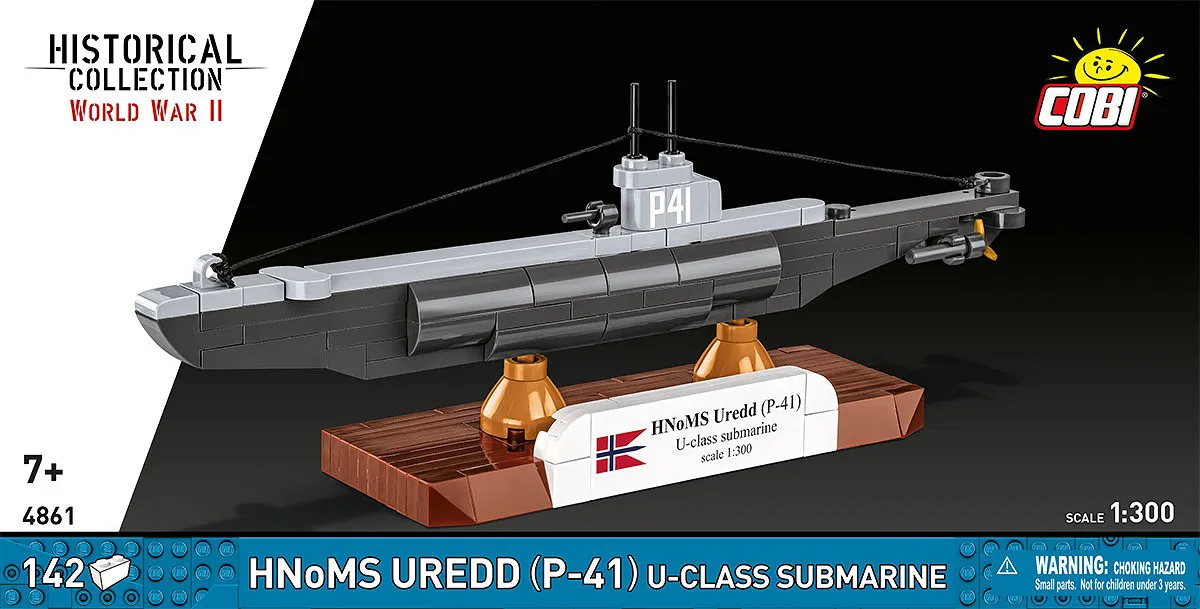 COBI 4861 HNoMS Uredd (P-41) U-class submarine