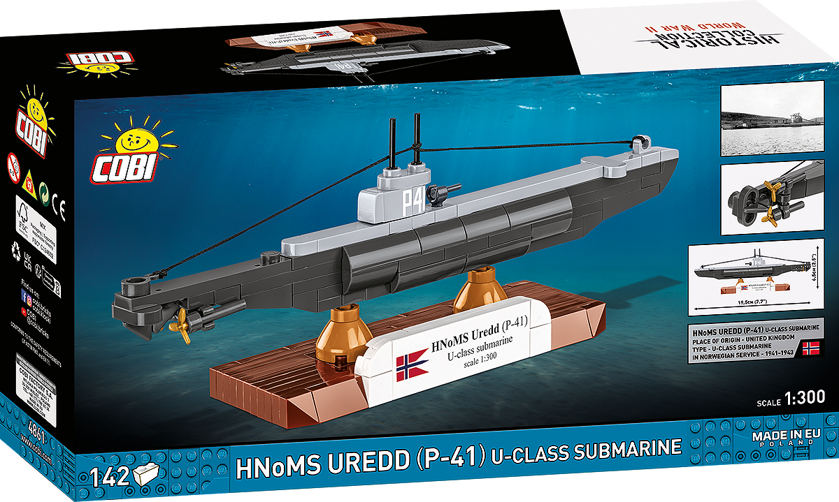 COBI 4861 HNoMS Uredd (P-41) U-class submarine