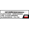 COBI 4863 ORP Sokół Polish Submarine