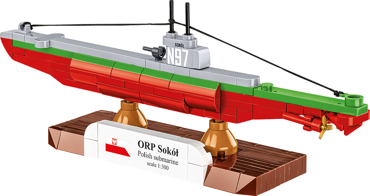 COBI 4863 ORP Sokół Polish Submarine
