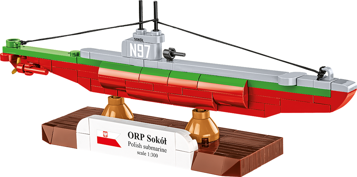 COBI 4863 ORP Sokół Polish Submarine