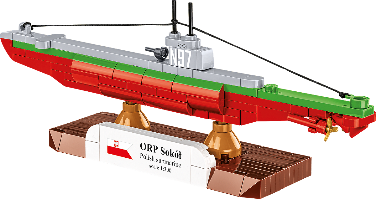 COBI 4863 ORP Sokół Polish Submarine