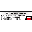 COBI 4864 ORP Dzik Polnisches U-Boot