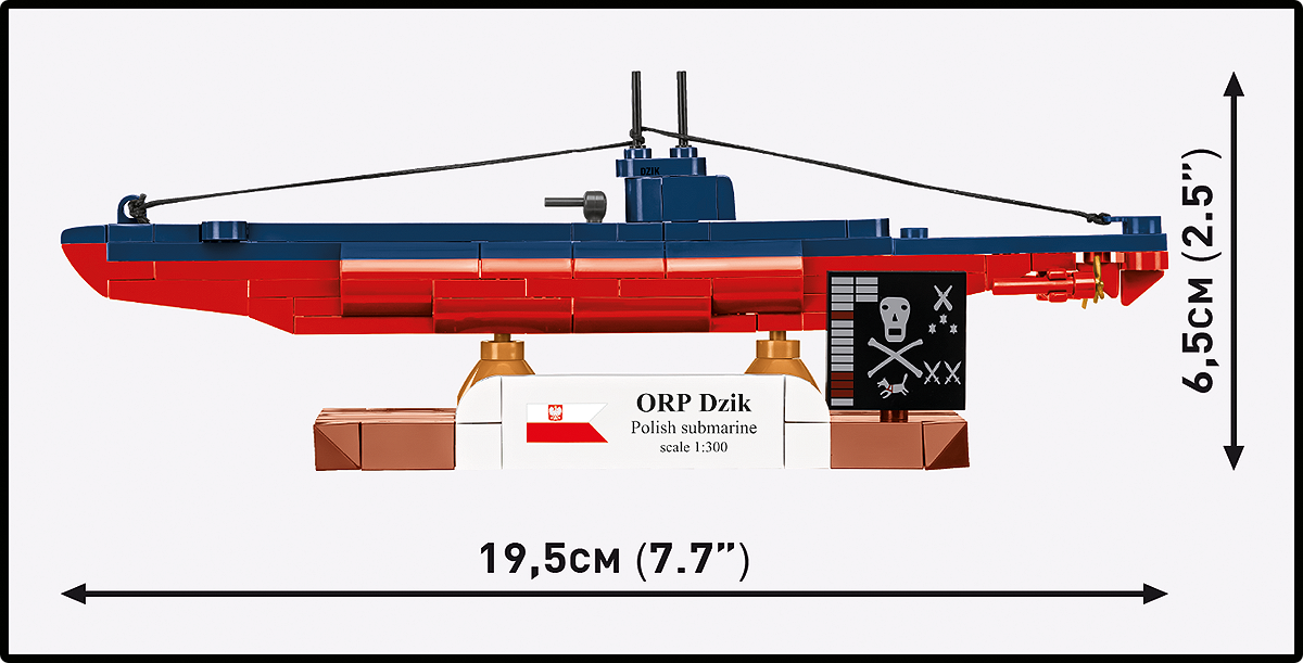 COBI 4864 ORP Dzik Polnisches U-Boot