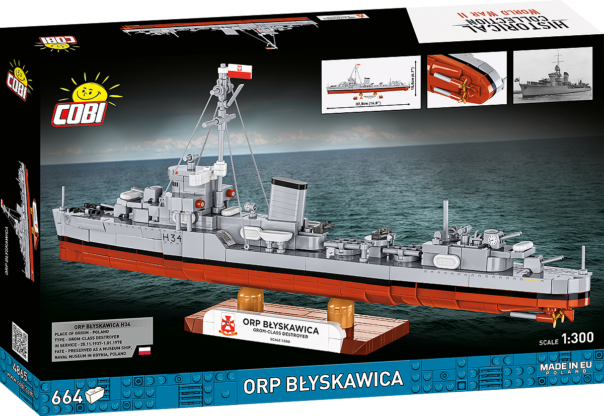 COBI 4865 ORP Błyskawica