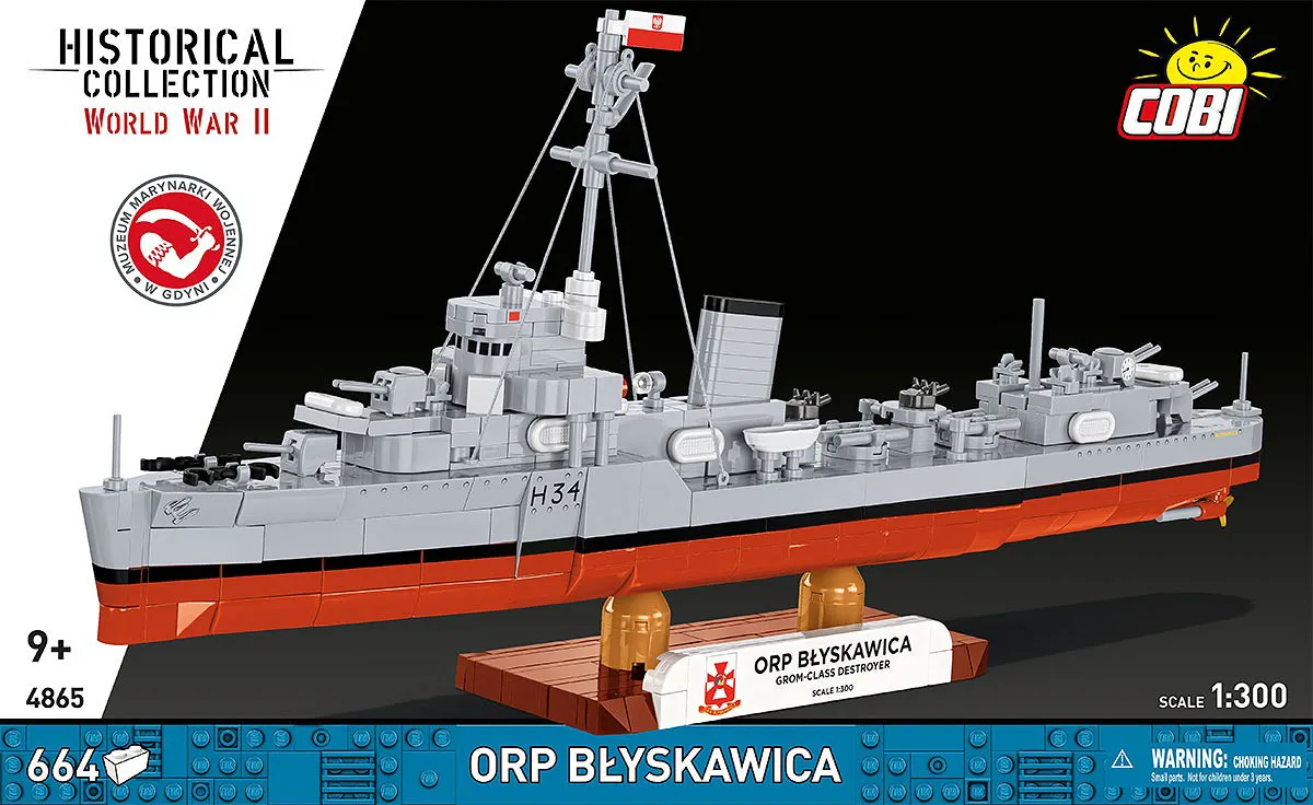 COBI 4865 ORP Błyskawica