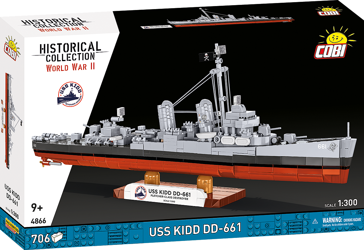 COBI 4866 USS Kidd DD-661