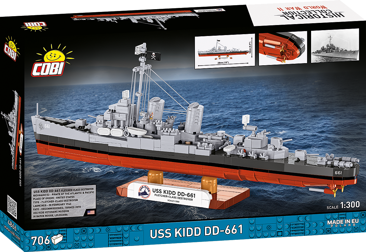 COBI 4866 USS Kidd DD-661