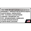 COBI 4866 USS Kidd DD-661