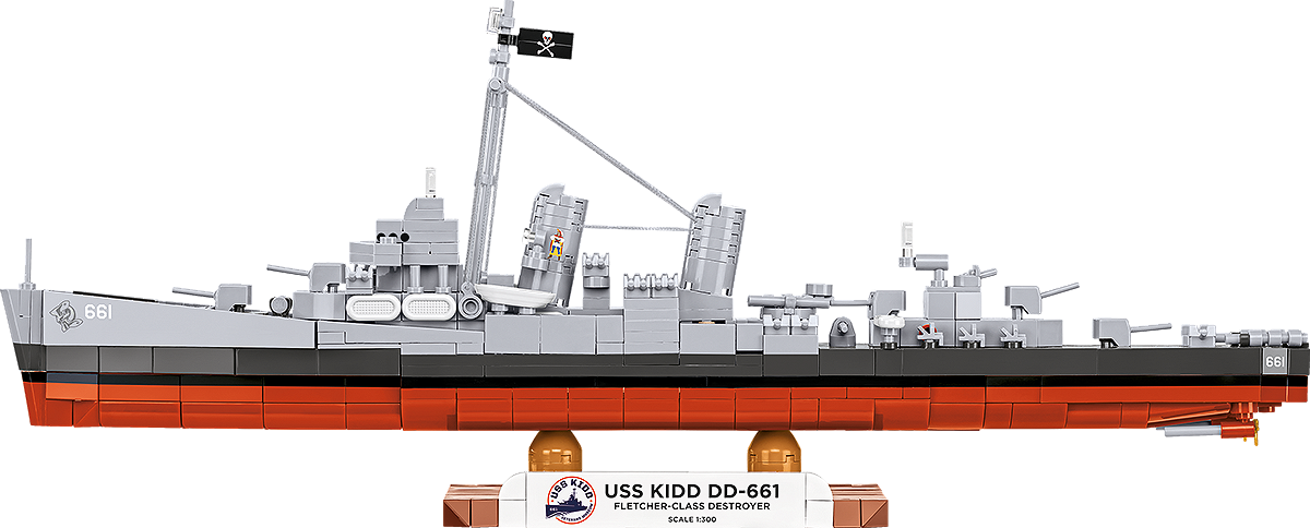COBI 4866 USS Kidd DD-661