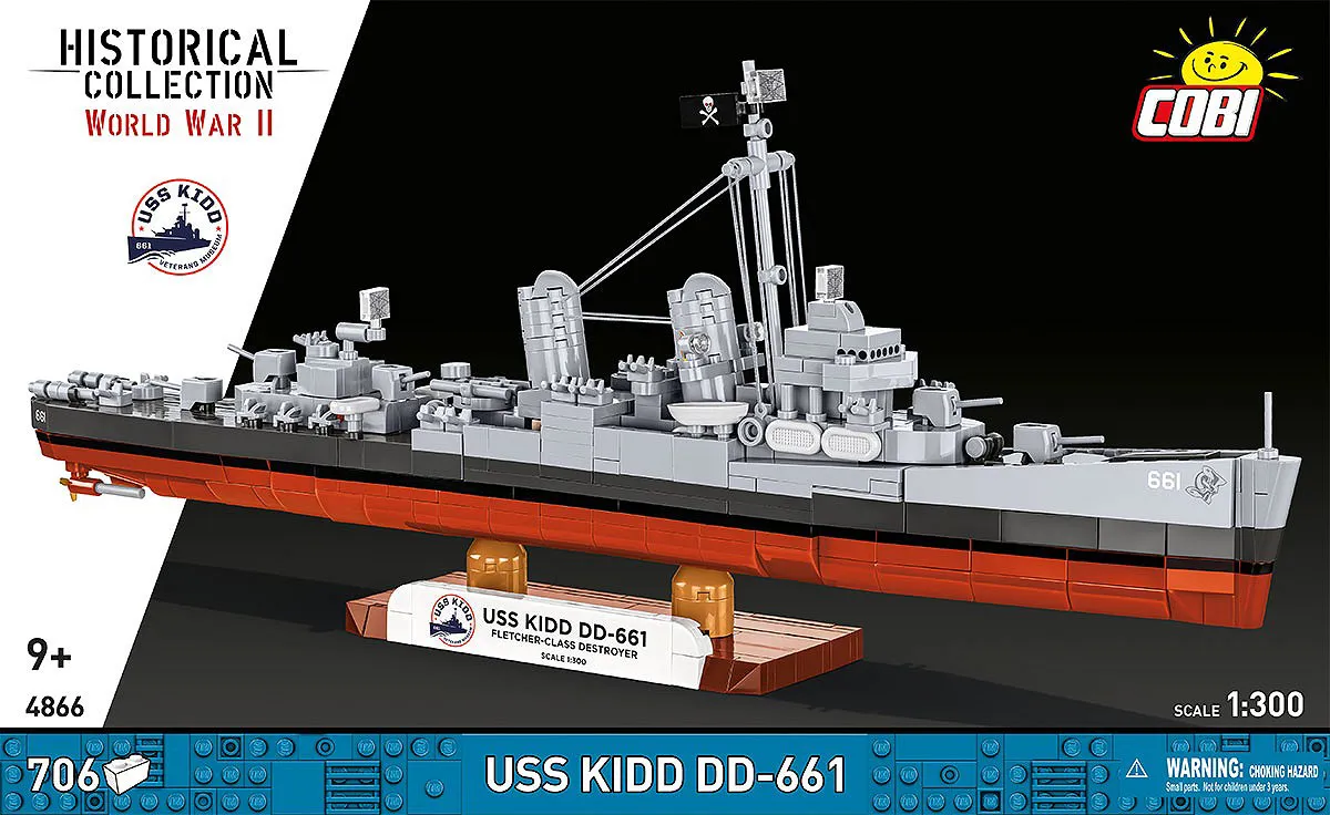 COBI 4866 USS Kidd DD-661