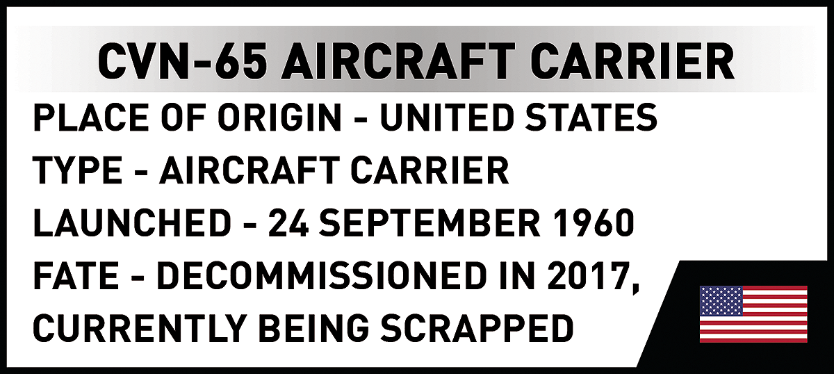 COBI 4869 CVN-65 Aircraft Carrier