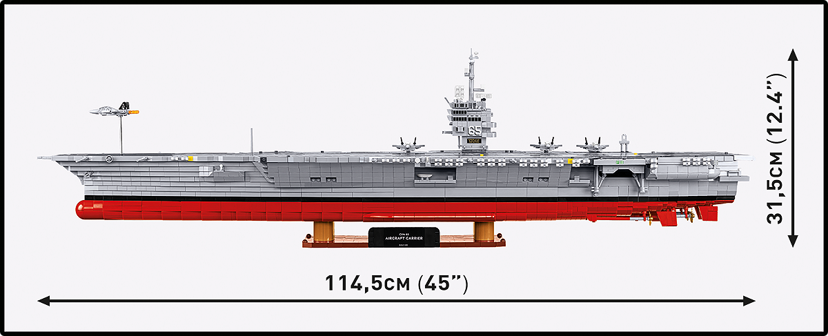 COBI 4869 CVN-65 Aircraft Carrier