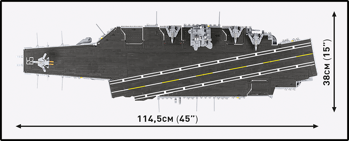 COBI 4869 CVN-65 Aircraft Carrier