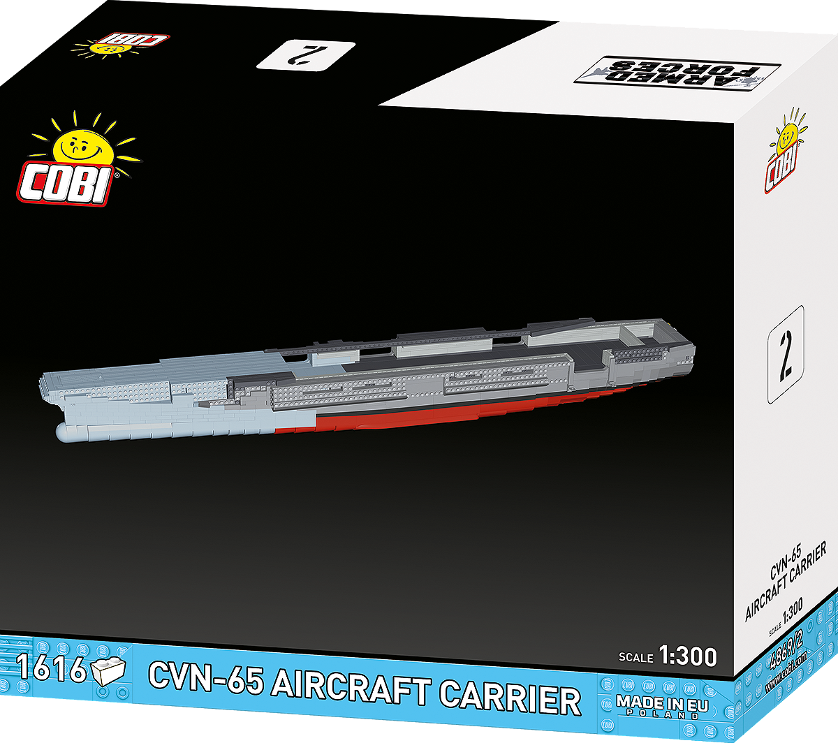 COBI 4869 CVN-65 Aircraft Carrier