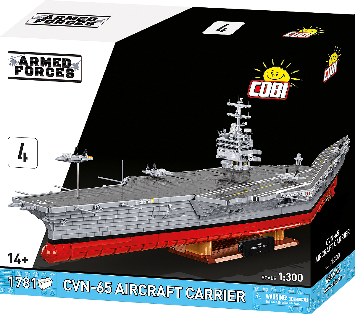 COBI 4869 CVN-65 Aircraft Carrier