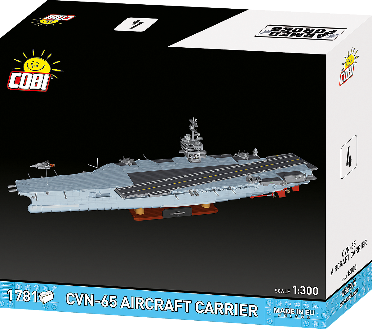 COBI 4869 CVN-65 Aircraft Carrier