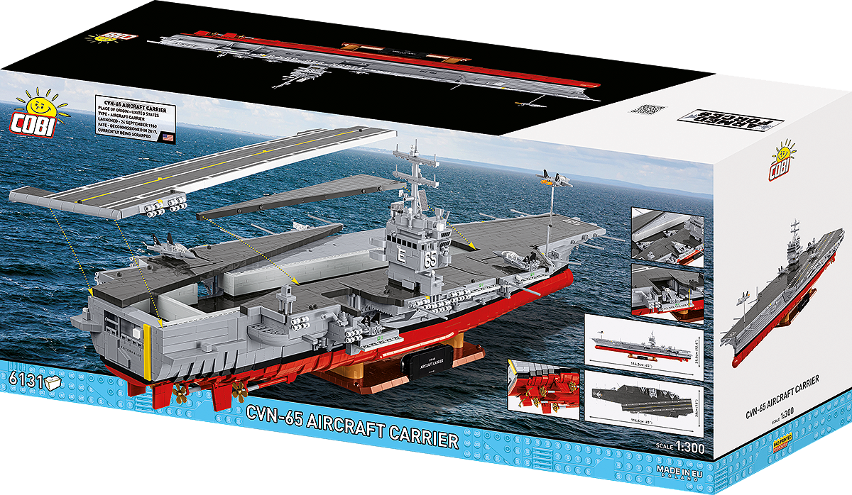 COBI 4869 CVN-65 Aircraft Carrier