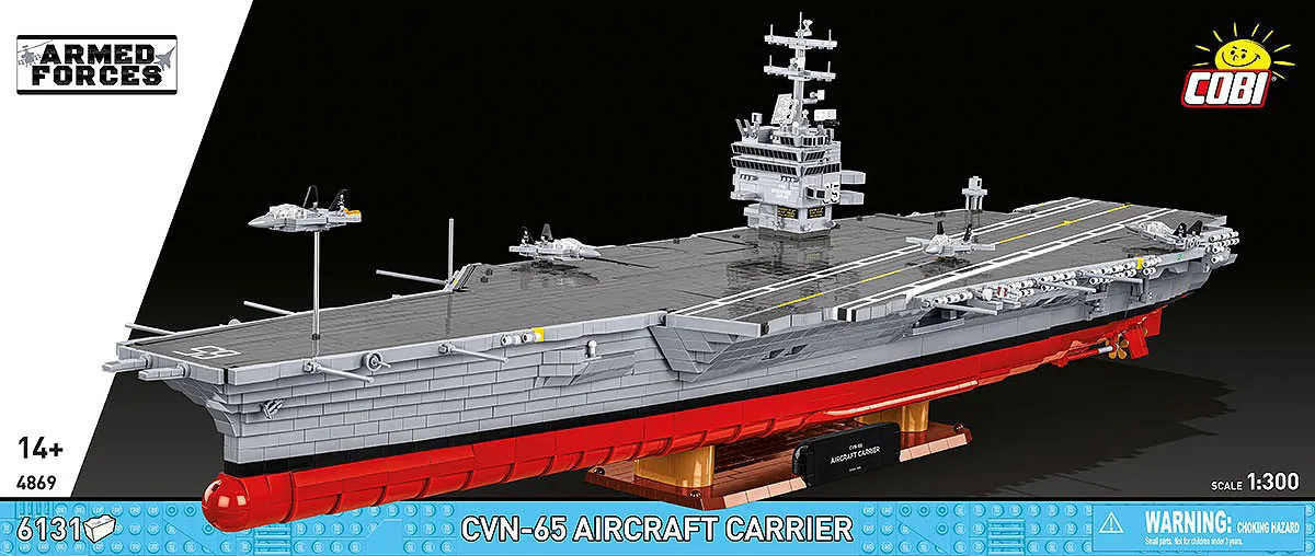 COBI 4869 CVN-65 Aircraft Carrier