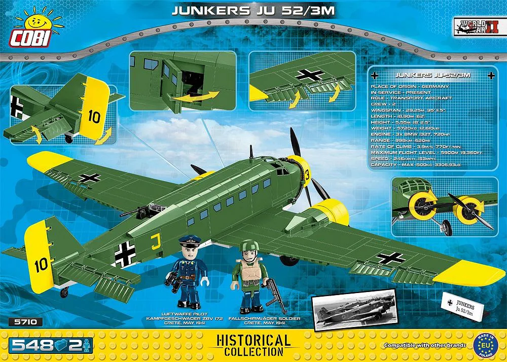 COBI 5710 Junkers Ju52/3m