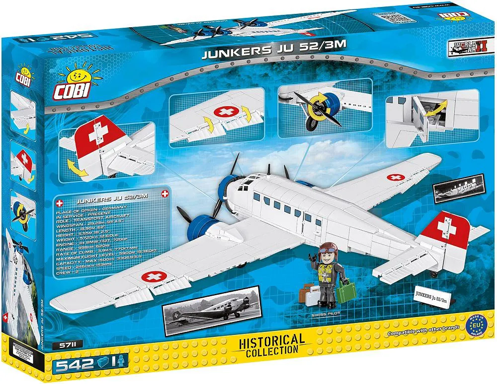 COBI 5711 Junkers Ju52/3m - zivile Version