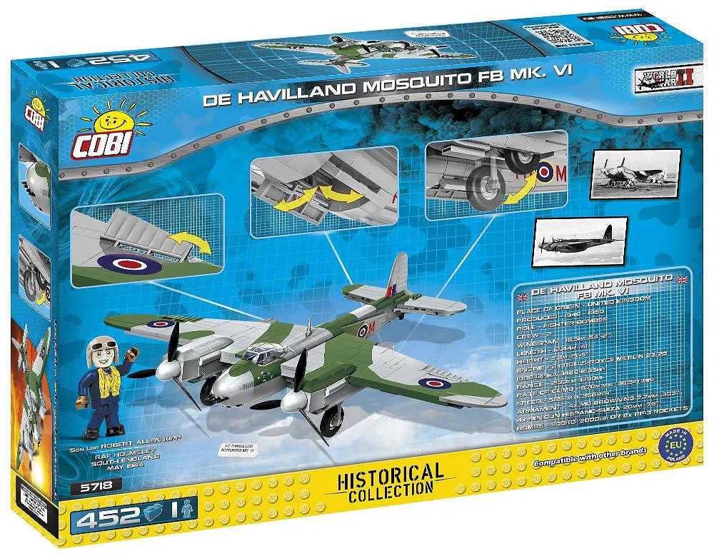 COBI 5718 De Havilland Mosquito FB Mk.VI