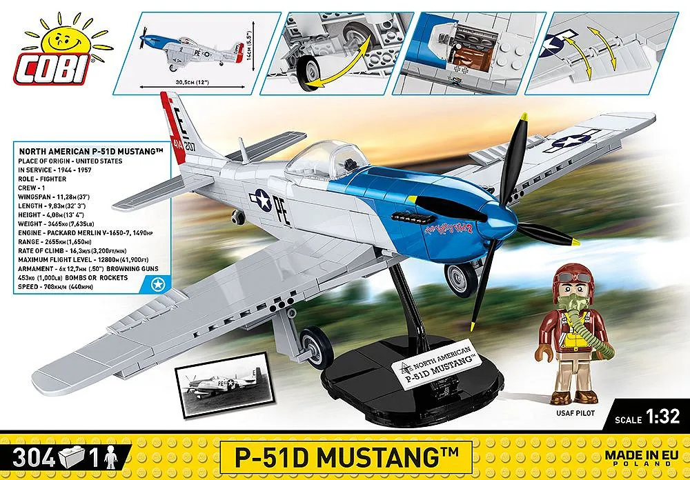 COBI 5719 P-51D Mustang