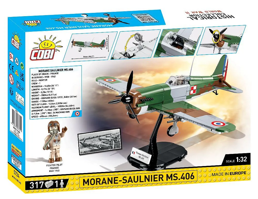 COBI 5724 Morane-Saulnier MS.406