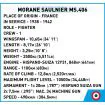COBI 5724 Morane-Saulnier MS.406