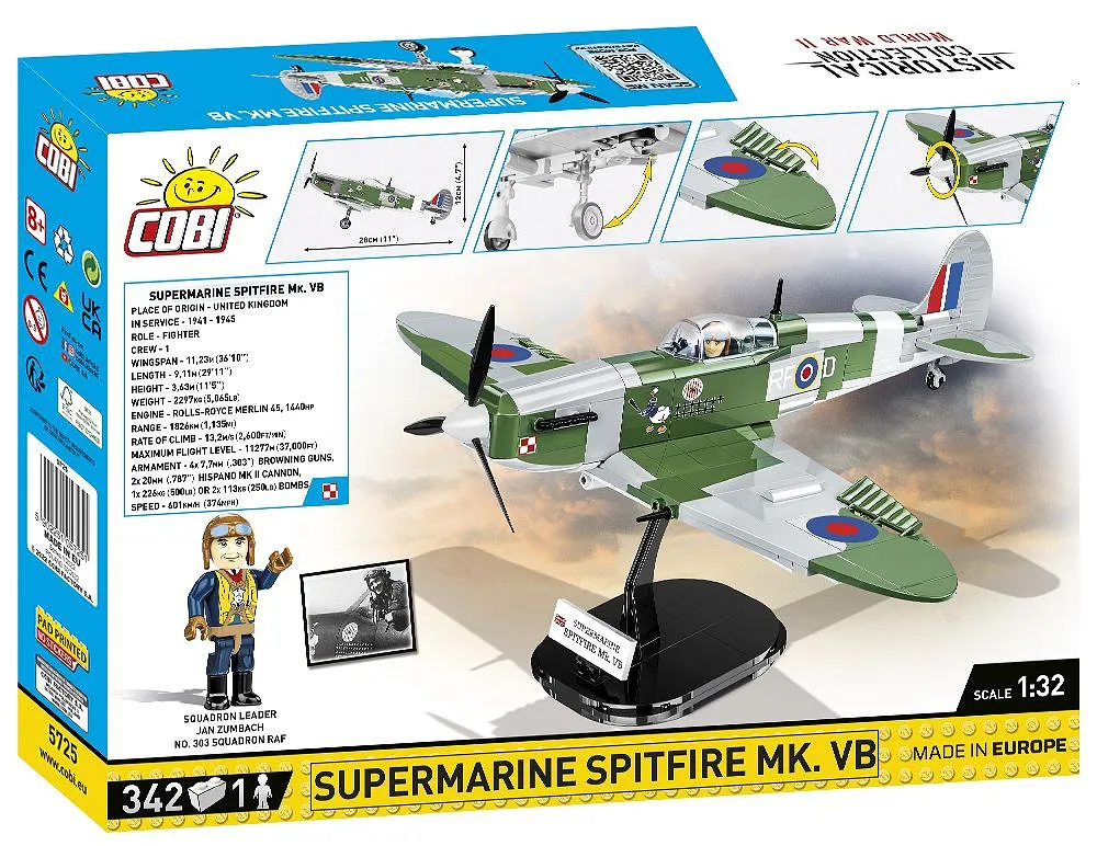 COBI 5725 Supermarine Spitfire Mk.VB