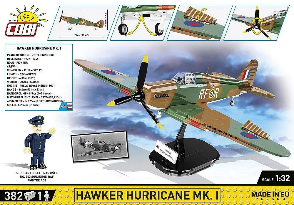 COBI 5728 Hawker Hurricane Mk.I